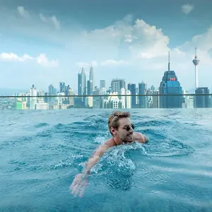 Ostello Penthouse On 34 - The Highest Unit And Views In Regalia & Private Rooftop Terrace, Kuala Lumpur